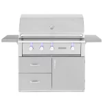 Summerset Alturi 42-Inch 3-Burner Freestanding Grill With Stainless Steel Burners & Rotisserie - ALT42T