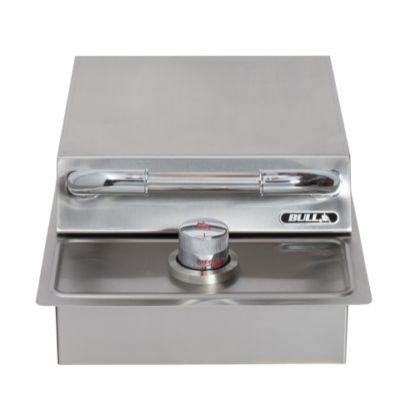 Bull Drop-In Gas Single Side Burner W/ Stainless Steel Lid