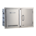 The Bull 32-inch Stainless Steel Access Door & Propane Drawer Combo is designed to bring both durability and functionality to your outdoor kitchen.