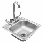 SUMMERSET 15-Inch Drop-in Sink & Hot/Cold Faucet