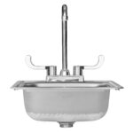 SUMMERSET 15-Inch Drop-in Sink & Hot/Cold Faucet - Image 3