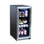 Summerset 15 Inch Outdoor Rated Fridge w/ Glass Door - RFR-15G - Image 2