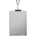 SUMMERSET - 24" 6.6c Deluxe Outdoor Rated Kegerator Double Tower
