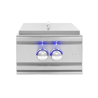 Summerset TRL Built-In Gas Power Burner W/ Wok Ring & Stainless Steel Lid - TRLPB2