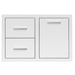 SUMMERSET - 33" 2-Drawer & Vented LP Tank Pullout Drawer Combo-DC2-33LP