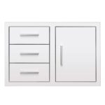 SUMMERSET - 33" 3-Drawer & Access Door Combo-DC3-33