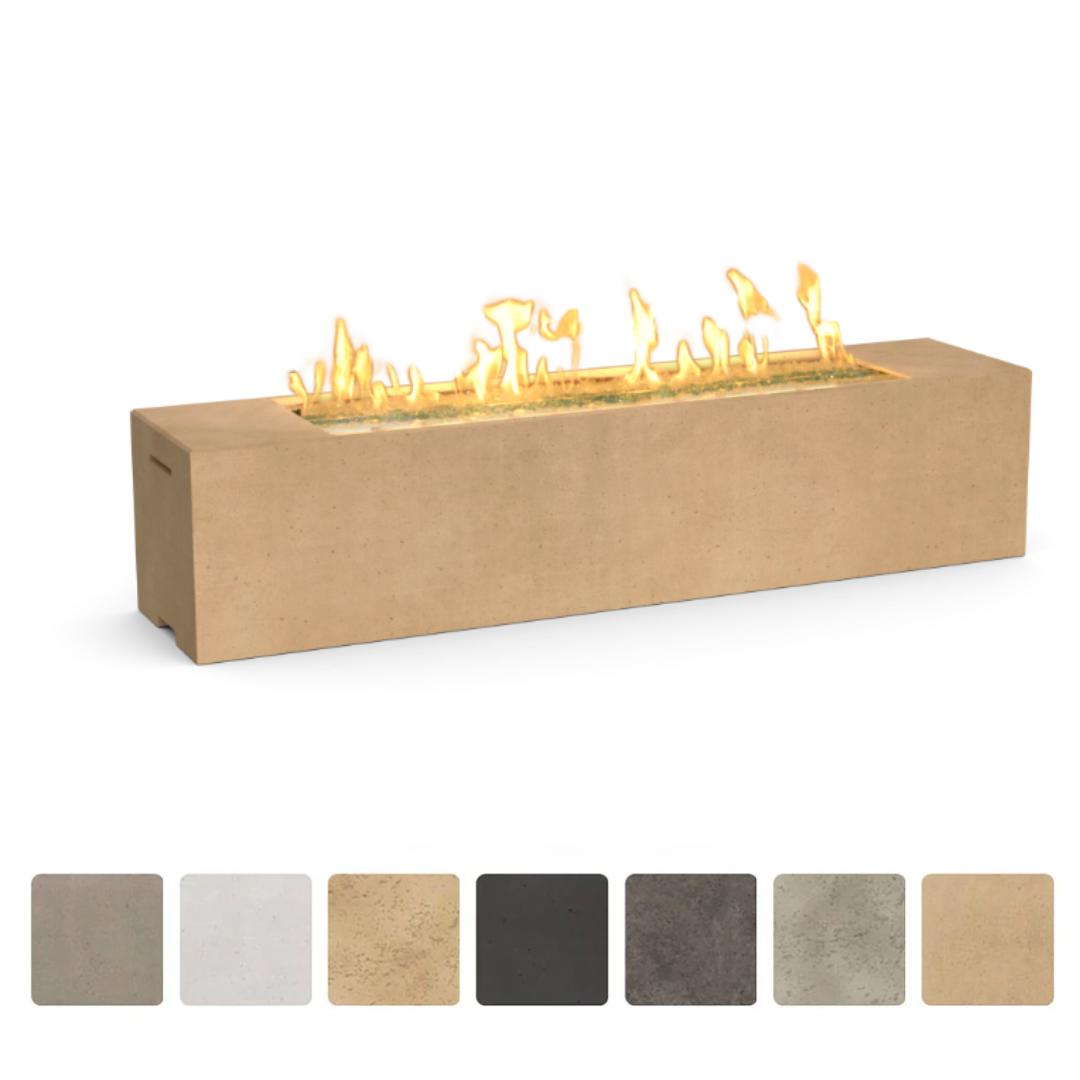 American Fyre Designs 72-Inch Low Milan Linear Firetable – 216