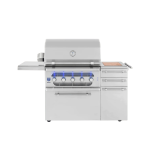 American Made Grills Muscle 36-Inch Freestanding Hybrid Grill - MUSFS36