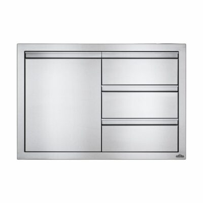 Napoleon 36 Inch Single Door & Triple Drawer - BI-3624-1D3DR