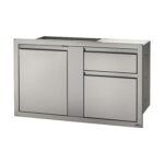 Napoleon 42 Inch Single Door & Double Drawer - BI-4224-1D2DR - Image 2