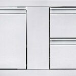 Napoleon - 42 INCH X 16 INCH SINGLE DOOR & DOUBLE DRAWER COMBO- BI42161D2DR