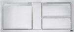 Napoleon - 42 INCH X 16 INCH SINGLE DOOR & DOUBLE DRAWER COMBO- BI42161D2DR