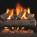 Real Fyre - Post Oak Logs with G46 Series Burner