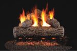 Real Fyre Golden Oak Logs with G46 Series Burner