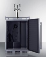SUMMIT - 24" Wide Triple Built-In Outdoor Beer Kegerator - Image 3