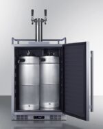SUMMIT - 24" Wide Dual Built-In Outdoor Beer Kegerator - Image 4