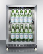 SUMMIT - 24" Wide Outdoor Mini Reach-In Beverage Center with Dolly - Image 4
