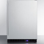 SUMMIT - 24" Wide Outdoor All-Freezer With Icemaker
