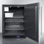 SUMMIT - 24" Wide Outdoor All-Freezer With Icemaker - Image 3