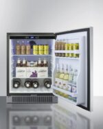 SUMMIT - 24" Wide Built-In Outdoor All-Refrigerator - Image 2