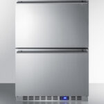 SUMMIT - 24" Wide 2-Drawer All-Refrigerator