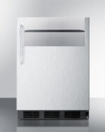 SUMMIT - 24" Wide Outdoor All-Refrigerator, with Speed Rail