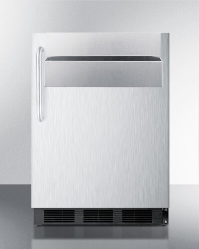 SUMMIT – 24″ Wide Outdoor All-Refrigerator, with Speed Rail