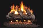 Real Fyre Rustic Oak Logs with G45 Burner