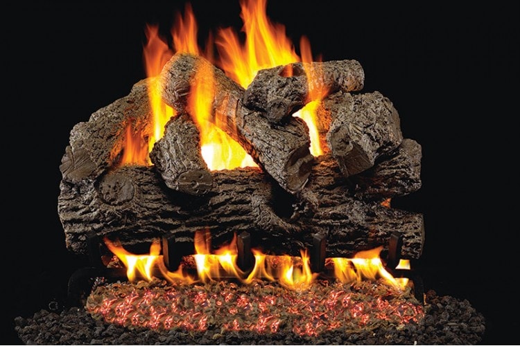 B-18 + g45- Real Fyre Royal English Oak Gas Logs with G45 Burner - Image 1