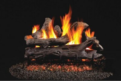 Real Fyre Coastal Driftwood Gas Logs with G45 Burner