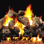 Real Fyre Charred Royal English Oak logs with G45 Burner