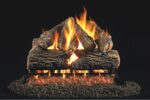 Real Fyre Charred Oak Logs with G46 Series Burner