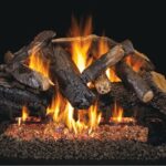 Real Fyre Charred Majestic Oak Logs with G45 Burner