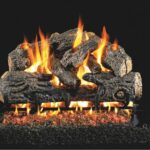 Real Fyre Charred Northern Oak Logs with G45 Burner