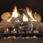 Real Fyre Charred Split Logs Compatible with G31 Burner