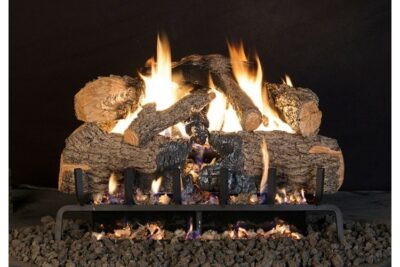 Real Fyre Charred Angel Oak Logs Compatible with G31 Burner