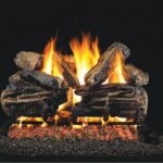 Real Fyre Charred Split Logs with G45 Burner