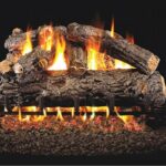 Real Fyre Rustic Oak Designer Logs with G45 Burner