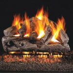 Real Fyre Rugged Oak Logs with G46 Series Burner