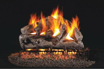 Real Fyre Rugged Oak Logs with G45 Burner