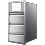 Memphis Grills -  15-Inch Triple Access Drawer W/ Grill Controller Mount And Soft Close - Image 2