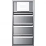 Memphis Grills -  15-Inch Triple Access Drawer W/ Grill Controller Mount And Soft Close