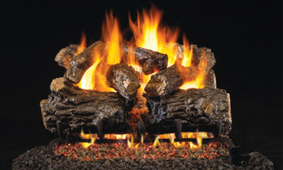 Real Fyre Burnt Rustic Oak ANSI Gas Log Set