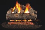 Real Fyre Golden Oak Designer Plus Logs with G45 Burner