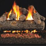 Real Fyre Golden Oak Designer Plus Logs with G45 Burner