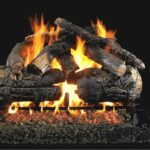 Real Fyre Pioneer Oak Logs with G45 Burner