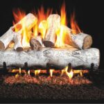 Real Fyre White Birch Logs with G45 Burner