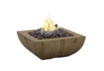 AFD - 36''-Inch Reclaimed Wood Bordeaux Square Fire Bowl - Image 2