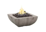 AFD - 36''-Inch Reclaimed Wood Bordeaux Square Fire Bowl