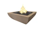 Bordeaux Square Fire Bowl by American Fyre Designs-430